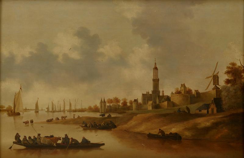 An Estuary View, with St. Cunera's Church at Rhenen